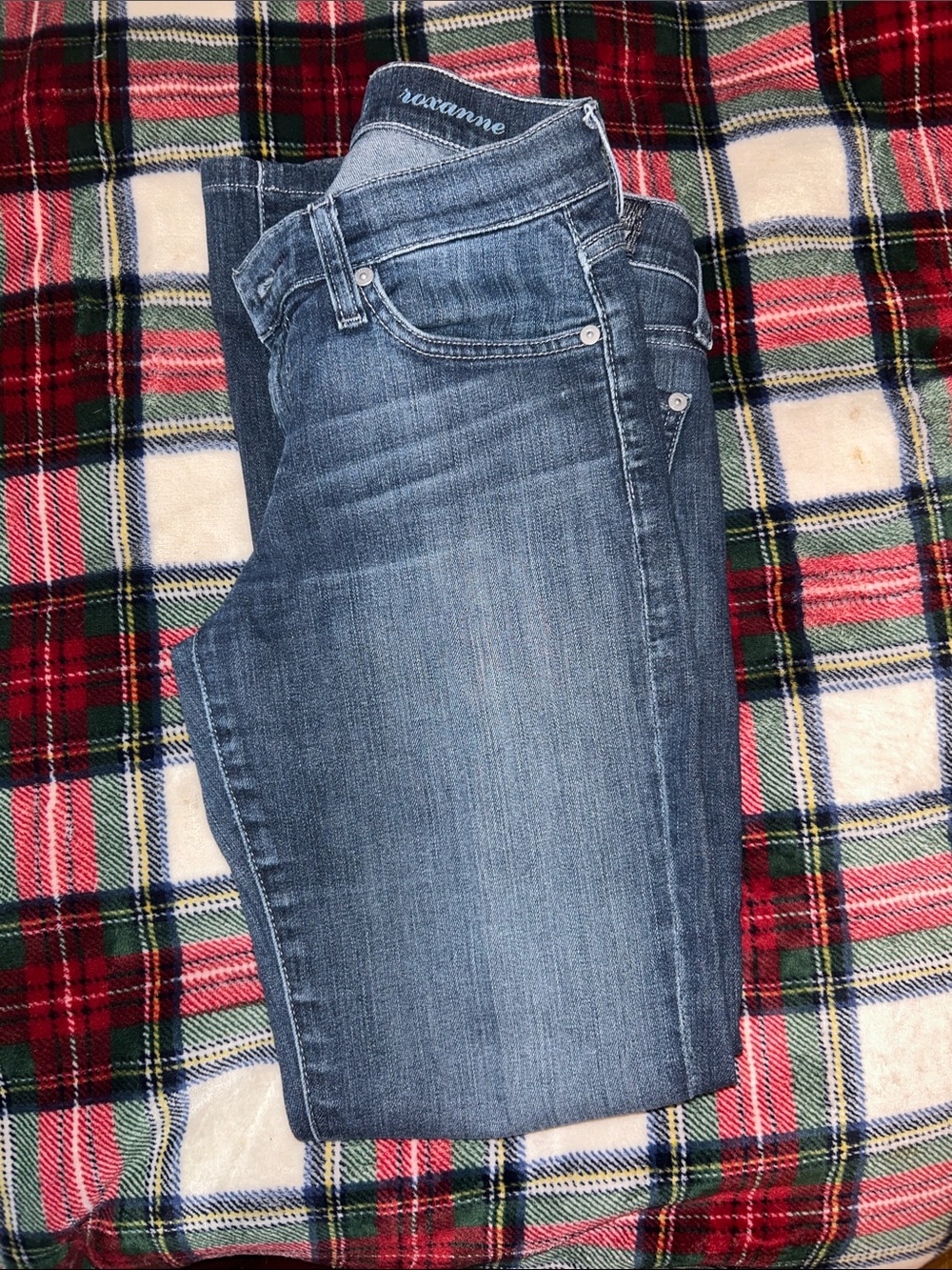 7 For All Mankind Medium Blue Skinny Jeans